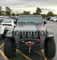 2 color 6″ OFFSET Rally stripes Stripe Graphics Decals FIT All YR Jeep Wrangler