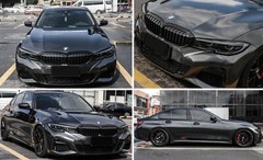 Dark Gray Gloss Metallic Glitter Vinyl Film Wrap Sticker Decal Air Bubble Free