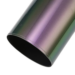 Chameleon Green to Purple Car Vinyl Wrap Sparking Diamond Glitter Car Body Film