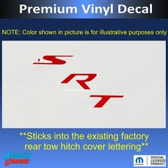 SRT Hitch Cover Decal – 2012-2021 Jeep Grand Cherokee SRT