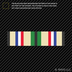8″ Southwest Asia Service Persian Gulf War Service Ribbon Sticker desert storm