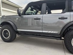 2021-2024 Ford Bronco Full Size Side Stripes Faded Both Sides – Not For Sport