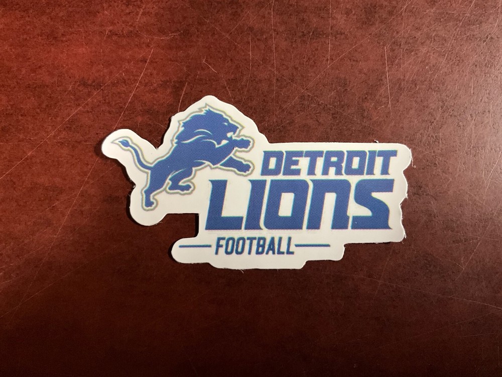 Motorcycle Sticker for Helmets or toolbox #3,925 NFL Detroit Lions