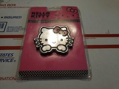 Classic Hello Kitty Injection Molded Chrome Color Licensed Emblem Auto Decal 4L4