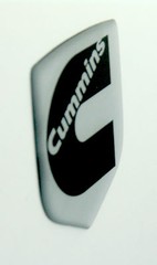 GRILLE EMBLEM fits RAM DIESEL 2006-2010 SILVER/BLACK C
