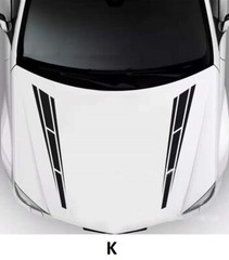 Racing Hood Stripes Decal Vinyl Stickers for Car SUV Truck Universal Fit
