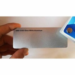 3M 2080 Scotchprint Gloss White Aluminum Vinyl Car Wrap Film | G120