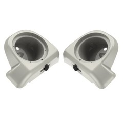 Bonneville Salt Pearl 6.5 inch Speaker Pods Lower Fairings Fits 14+ Harley