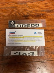 LAREDO Emblem Overlay Decal Stickers- 2022-2024 All new Jeep Grand Cherokee