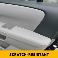 Set Front Rear Leather Door Panels / Console Lid Cover For Honda 2009-2015 Pilot
