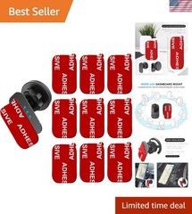 Universal Fit 9-Pcs Sticky Adhesive for Stronger Car Mounts & Accessories