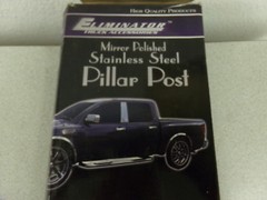 NEW Eliminator Truck Accessories EPS305 Polished stainless Steel Pillar Post Sil