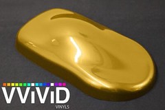 VVivid Xpo Liquid Metal Yellow Vinyl Car Wrap Film | V236