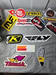 23pc Performance Decal Lot – MagnaFlow, Thrush, Acerbis, MBRP & More