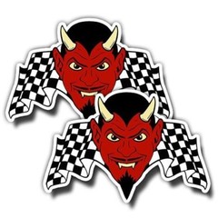 Speed Demon Logo Garage Tool Box Stickers Rat Rod Hot Rod Kustom Kulture Decals