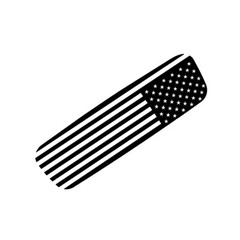 US Flag Truck Back Window Decal For Chevralet Corvette C7 2014-2019