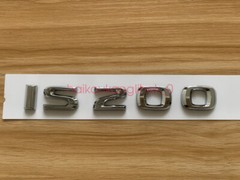 Chrome ABS IS200 Number Trunk Letters Badge Emblems Sticker For 08-20