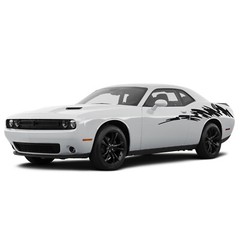 Sticker For Dodge Challenger Back Splash Side Design Vinyl Graphic Decal