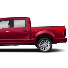 Mud Splash side graphics stickers decals compatible with Ford F150