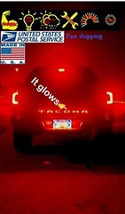 Toyota Tacoma Tailgate Insert Letters 3D (It GLOWS) Fits 2016-2023