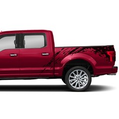 Mud Splash side graphics stickers decals compatible with Ford F150