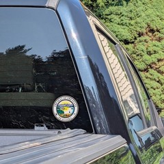 Alaska State Seal Decal – Adhesive Printed Vinyl Reflective Sticker