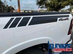 2009-2025 For Ram 1500 Decals Side Rumble Stripes 3m Vinyl Stickers Graphics