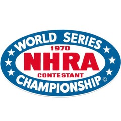 NHRA 5 in 1970 World Series Championship reproduction DRAG RACING decal sticker