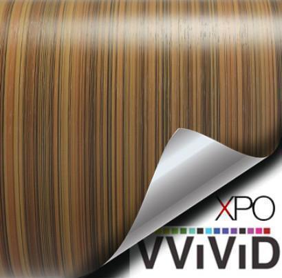 VVivid Striped Maple Wood Grain Vinyl Wrap Architectural Film | V126