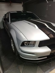 2pc Ford Mustang GT S197 Car Vinyl Sticker Decal 1 X 8 Inches (Reflective)