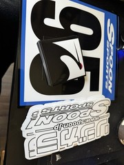 2x Spoon Sports Door Number Plates For CRX And Civic Hatchbacks