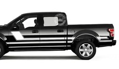 Pickup Truck Side Sticker For Ford Raptor F-150 Trunk Side Stripe Graphics Decal