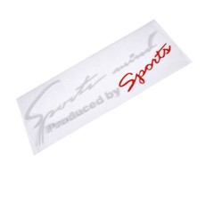 Sports Mind Racing Decal Reflective Vinyl Waterproof Car Sticker Accessories