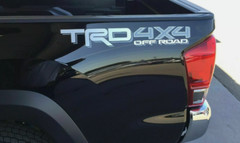 TRD 4×4 OFF ROAD DECALS Toyota Tacoma Tundra Vinyl Sticker Decals White Silver