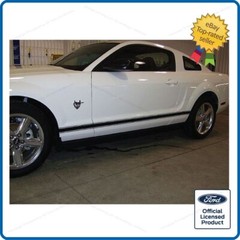 Ford Mustang Rocker Panel Door Side Stripes Decals – RN – both sides L and R