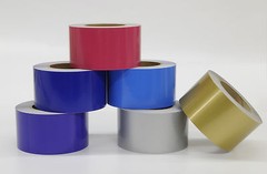 2″ x 50′ Two Inch Roll Solid Accent Premium stripe in many colors