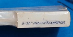 Vtg Professional Car Striping Mirror Chrome Vinyl 1/2”x150’ TFX Automotive Grade