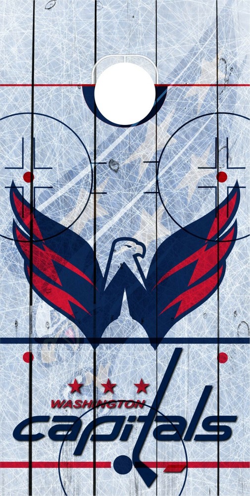 Washington Capitals Ice Hockey Sport NHL Cornhole Board Vinyl Wrap Skin Sticker