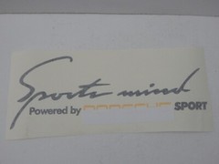 Universal 17″ Sport Mind Sticker Decal Set for Pors Hood Door 2PC Blk/Yellow New