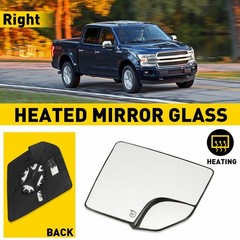1/2Set RIGHT PASSENGER GLASS MIRROR SIDE REPLACEMENT FOR FORD 2015-2020 F150 PIC