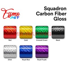 ESSMO PET Squadron Carbon Fiber Gloss Car Vinyl Vehicle Wrap Decal Sticker Sheet