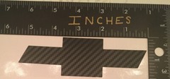 carbon fiber like bowtie overlay decal fits chevy Chevrolet vehicles cruze truck