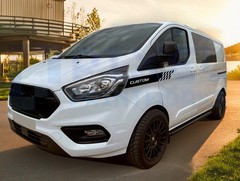 CUSTOM Check Front Wing Stripes – Vinyl Decal for Transit Custom MK8 (2014–2023)
