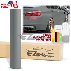 Premium Ultra Matte Flat Nardo Gray Car Auto Vinyl Wrap Sticker Decal Sheet Film