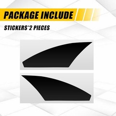 Headlight Eyelid SMOKE Precut Vinyl Tint Overlays FOR 2022-24 Honda Civic 2-10X