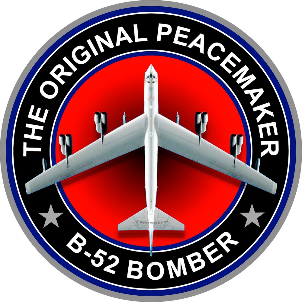 ProSticker 214.6 (One) 6″ The Original Peacemaker B-52 Bomber Plane Decal