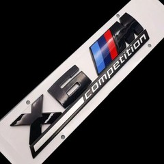 Rear Trunk For X6M COMPETITION Number Letters Sticker Body & Exterior Styling