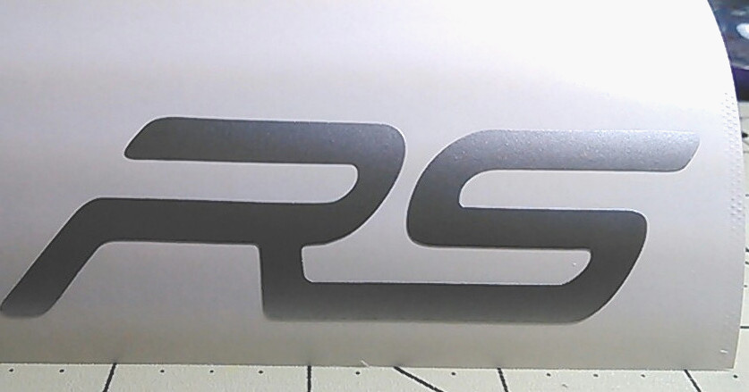 CUSTOM ORDER RS vinyl decal sticker 5″ L x 2″ H inches