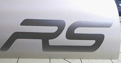 CUSTOM ORDER RS vinyl decal sticker 5″ L x 2″ H inches