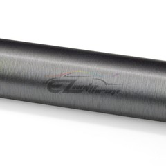 Premium Brushed Aluminum Gray Steel Vinyl Wrap Sticker Film Decal Air Release
